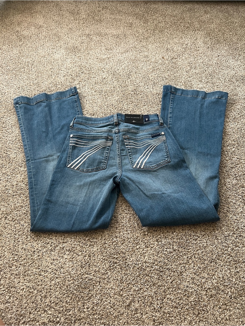 7 For All Mankind Women's Bootcut Jeans - Medium Blue